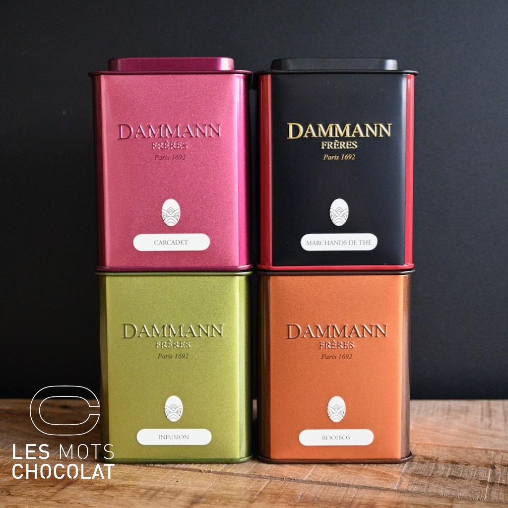 Boîte vide Dammann Frères : Marchand de thé