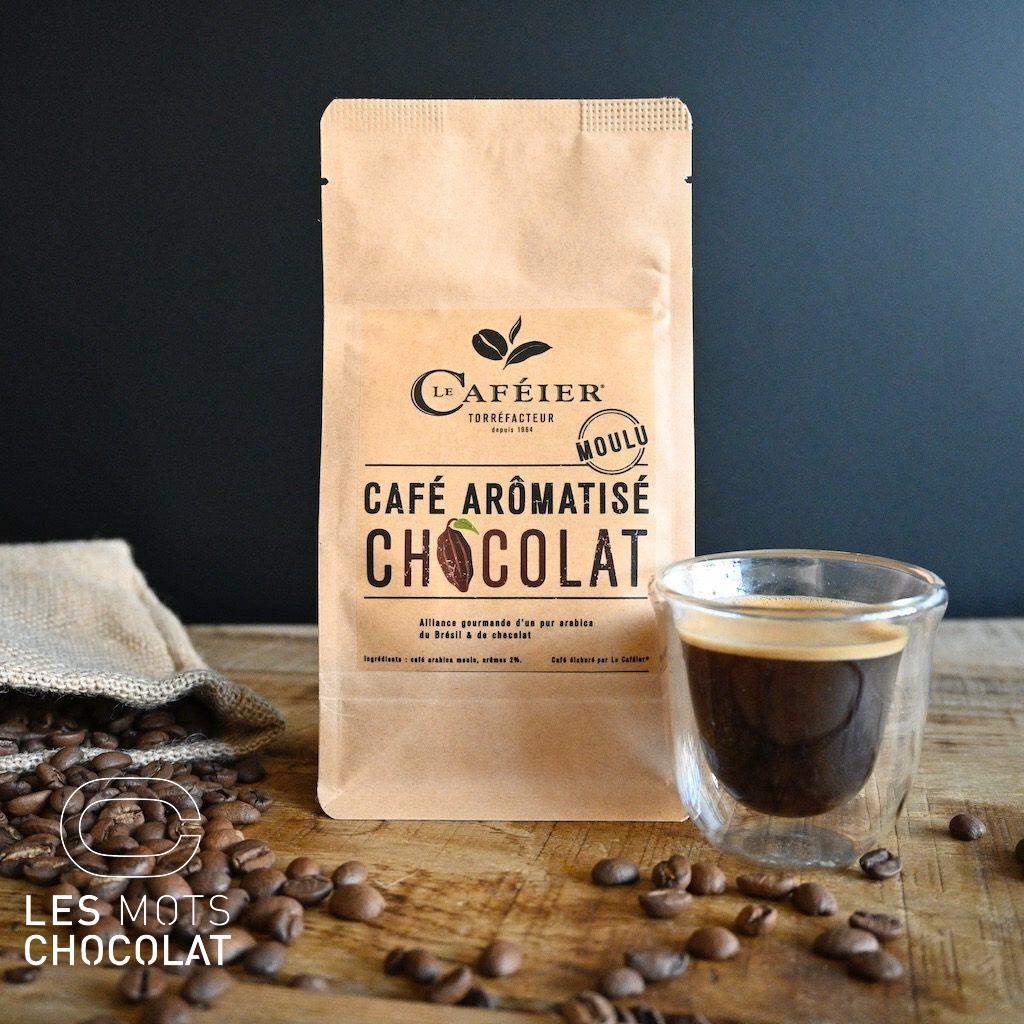 Achat Café moulu aromatisé - Chocolat aux cerises noires en gros